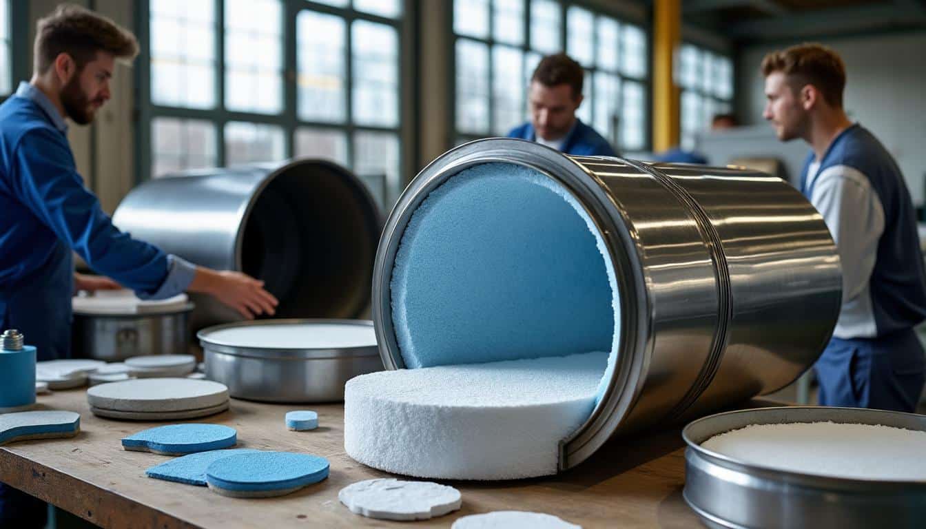 Illustration: Les matériaux utilisés dans la fabrication des conteneurs isothermes grand volume et leurs bénéfices