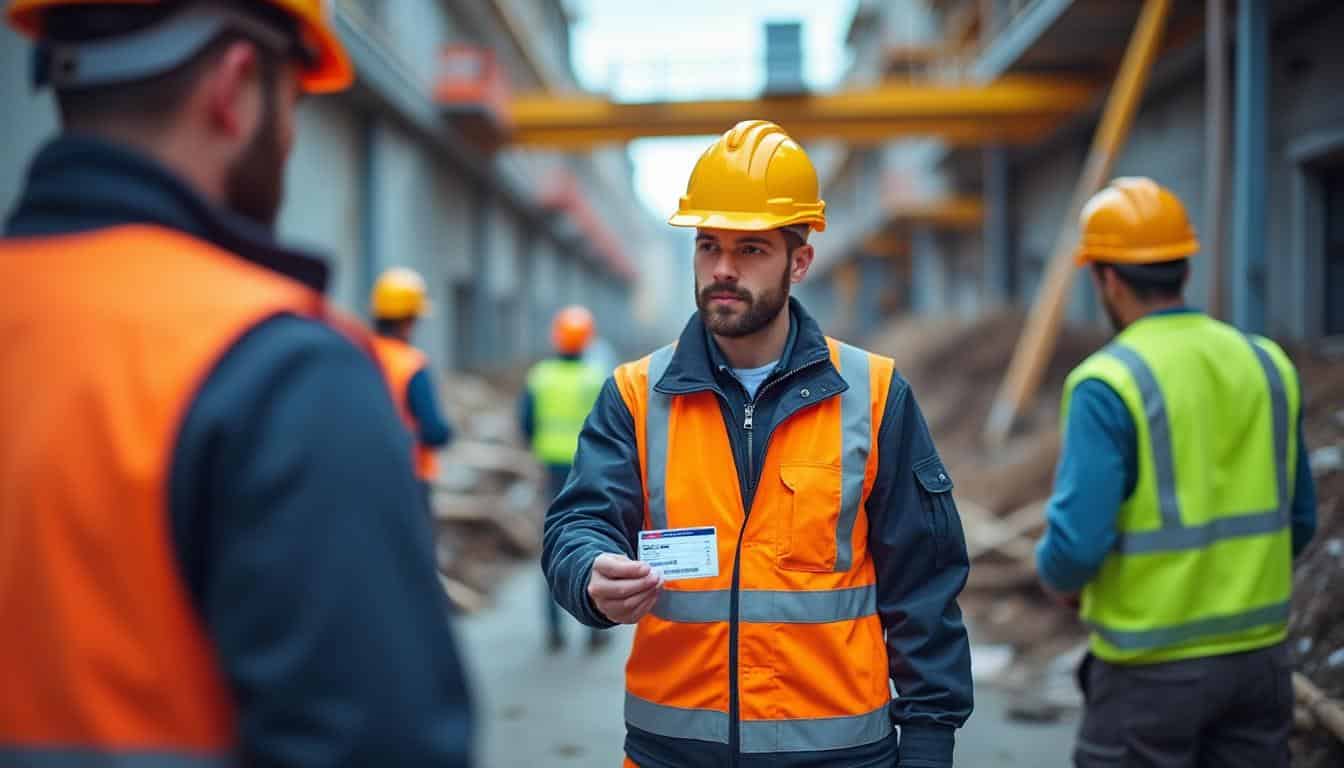 Illustration: Comprendre le rôle et la portée de la carte d’identification professionnelle dans le BTP