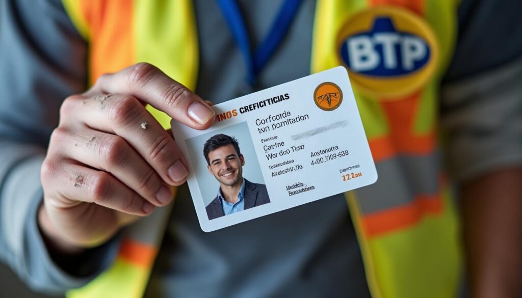 Carte d’identification professionnelle BTP : guide complet et sécurité chantier