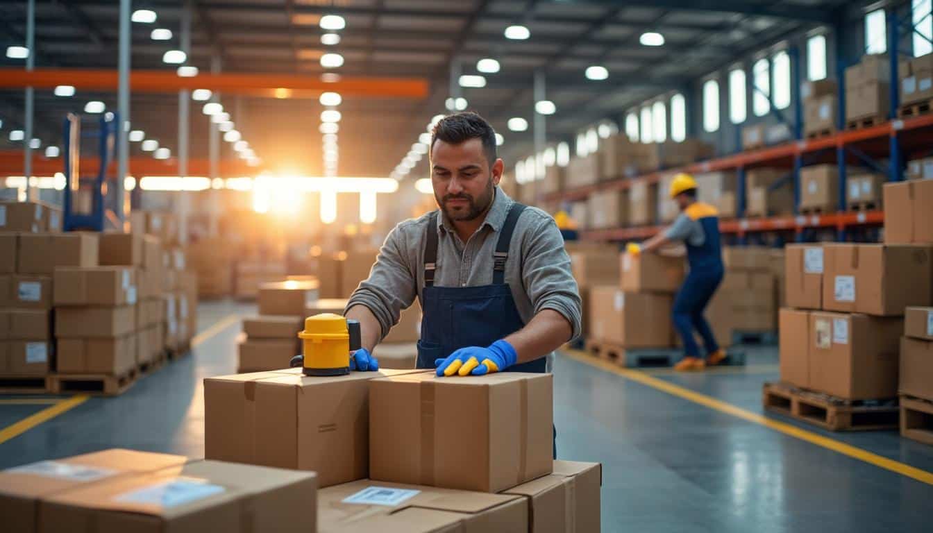 Illustration: Comprendre le rôle essentiel du magasinier dans la chaîne logistique