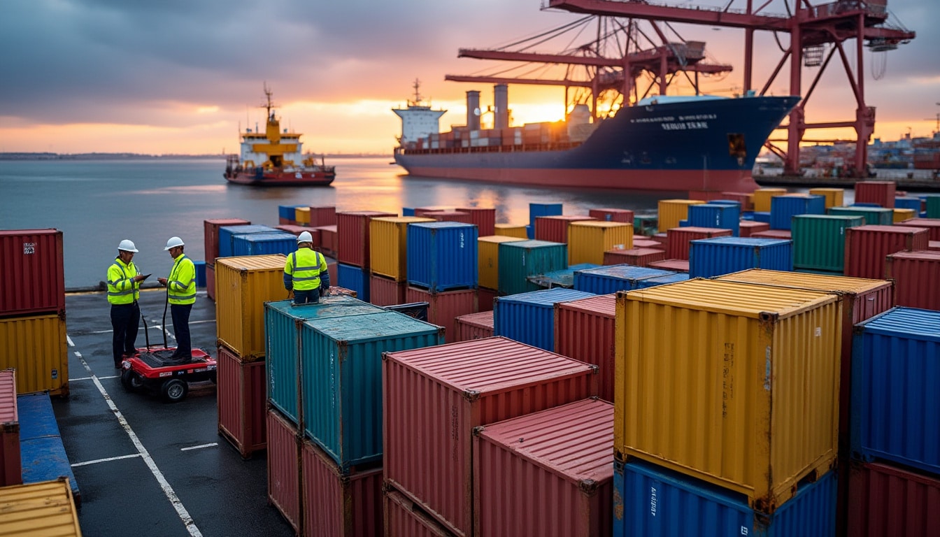 Illustration: Les offres complètes autour du conteneur disponible au Havre