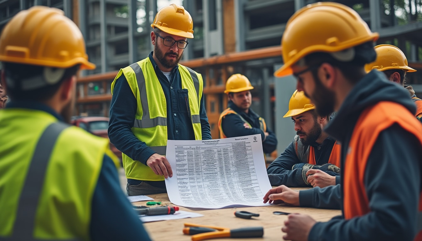 Illustration: Comprendre la structure des salaires dans les travaux publics en 2024