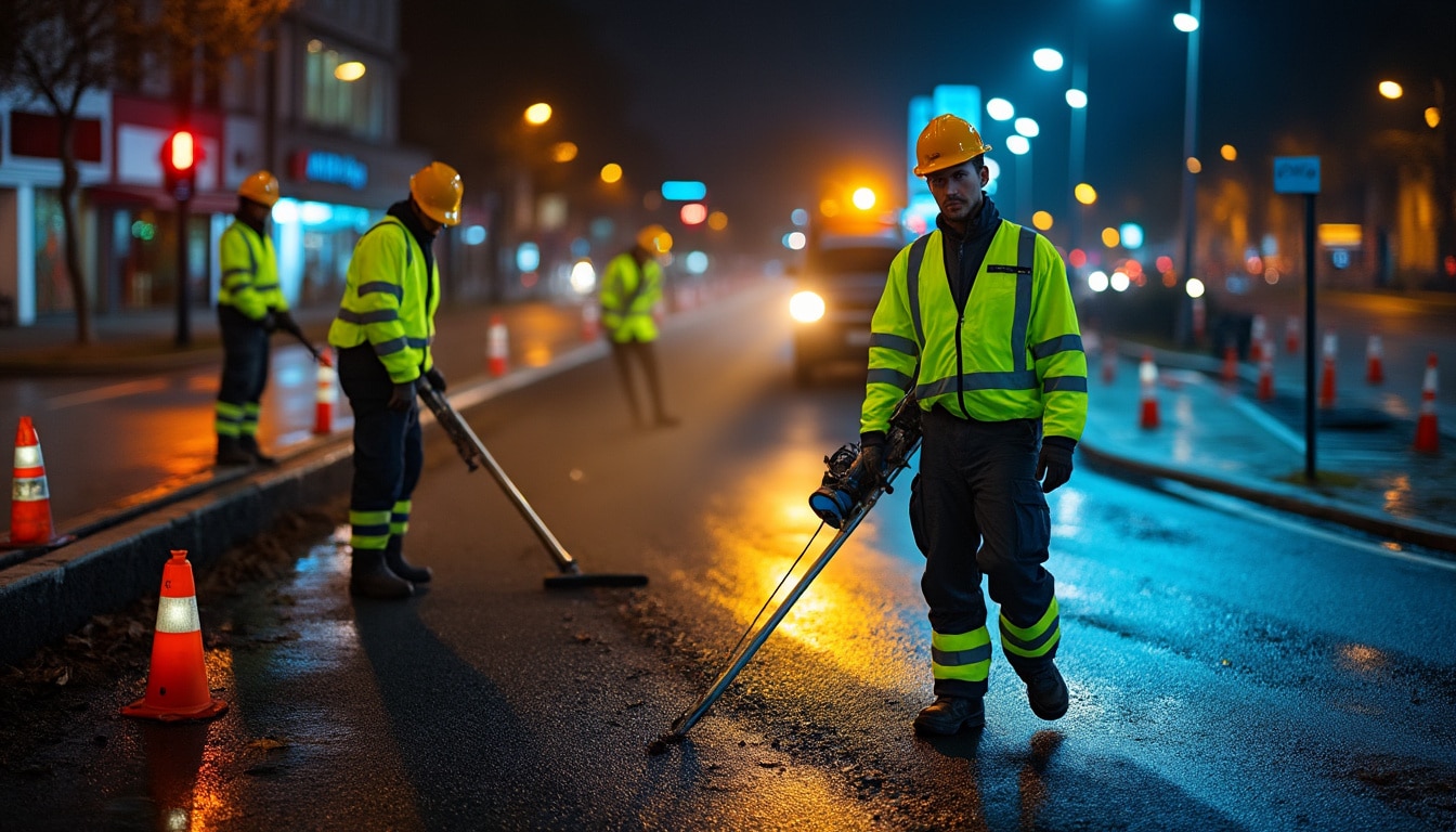 Travaux de nuit : cadre légal, sécurité et organisation efficace