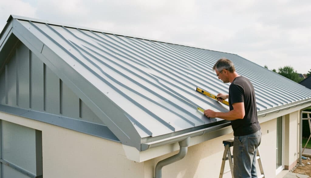Quelle pente minimale pour une toiture en bac acier ?